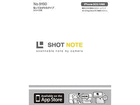 9190�V�� SHOT NOTE/�V���b�g�m�[�g �i�\���Ă͂�����^�C�v�j �z���C�g