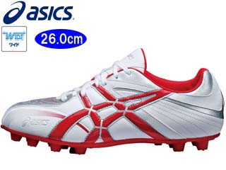 【クリックで詳細表示】asics/アシックス【26.0cm】 ミサイルFX2 TAM805(ホワイト/レッド) 【26.0cm】