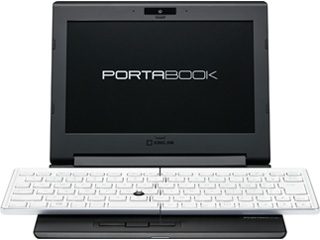 【在庫限り】キーボードが折りたためる8型ノートPC ポータブック XMC10