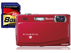 FinePix Z900EXR-R�i���b�h�j��8GB SDHC�J�[�h�̂��������Z�b�g