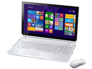タッチ対応15.6型スタンダードノートPC dynabook T75 T75/78MW リュクスホワイト PT75-78MHXW