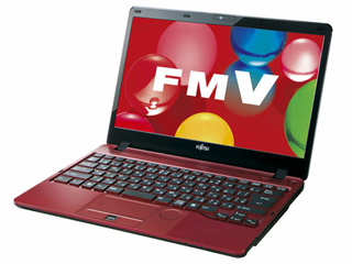 13.3型ワイドLED液晶ノートPC LIFEBOOK/ライフブック SH54/H ガーネットレッド