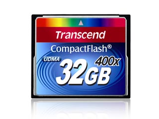 【クリックで詳細表示】トランセンド・ジャパン コンパクトフラッシュカード Premium 32GB (400倍速) TS32GCF400