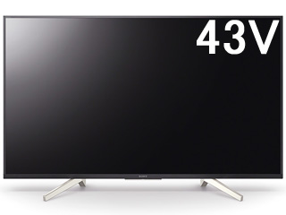 【クリックでお店のこの商品のページへ】KJ-43X8500F-B(ブラック) 43V型 4K液晶テレビ BRAVIA/ブラビア