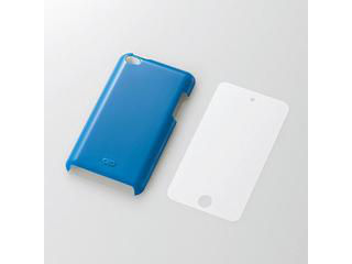 【クリックで詳細表示】ELECOM/エレコム iPod touch用 シェルカバー ブルー AVA-T11PVBU