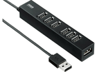 USB-HUB255BK ���Εt��7�|�[�gUSB2.0�n�u(�u���b�N)