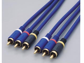 【クリックでお店のこの商品のページへ】ELECOM/エレコム DH-YWR15 ビデオ＋オーディオケーブル 1.5m
