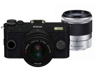【クリックで詳細表示】PENTAX/ペンタックス PENTAX Q-S1 ダブルズームキット ブラック【送料代引き手数料無料！】