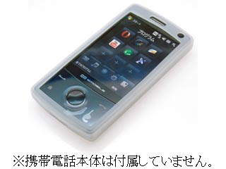【クリックで詳細表示】RIX/リックス RX-EMS618CW イーモバイル TOUCH DIAMOND専用シリコンケース クリアーホワイト