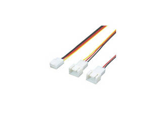 【クリックで詳細表示】変換名人 3PIN FAN→2分岐(15cm) FAN3/2CA15