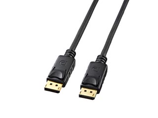 【クリックで詳細表示】サンワサプライ KC-DP2 DisplayPortケーブル ブラック 2m