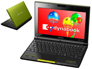 PN30002CNVG 10.1型ネットブック dynabook N300/02CG ライムグリーン