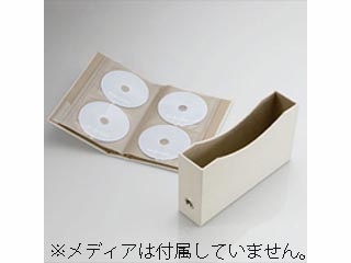 【クリックで詳細表示】ELECOM/エレコム CCD-033BE カラークロス張り DVD/CDファイル 48枚収納(ベージュ)