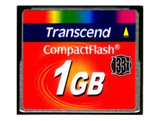 【クリックで詳細表示】トランセンド・ジャパン コンパクトフラッシュカード 1GB (133倍速) TS1GCF133