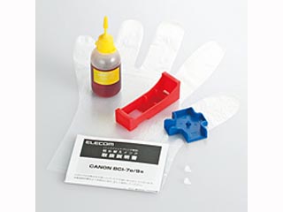 【クリックでお店のこの商品のページへ】ELECOM/エレコム THC-7Y4N キヤノン用 詰め替えインク イエロー