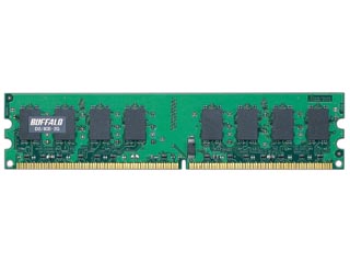 【クリックでお店のこの商品のページへ】バッファロー D2/800-2G 2G DDR2 SDRAM 800MHz(PC2-6400) 240pin DIMM