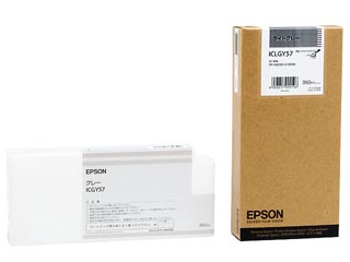 【クリックで詳細表示】EPSON/エプソン PX-H10000/H8000用インク 350ml ライトグレー ＜br＞ 納期にお時間がかかる場合があります