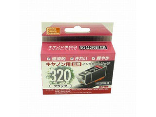 【クリックで詳細表示】PPC 汎用インク キヤノン用 BCI-320PGBK互換 PP-C320BK 黒