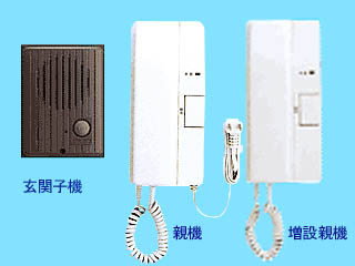 【クリックで詳細表示】アイホン IES1GA(玄関子機1台と親機1台と増設親機1台のセット)