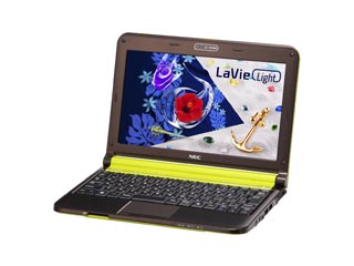 PC-BL350AW6G ノートPC LaVie Light BL350/AW6G フレッシュライム Office Personal 2007 2年間ライセンス版