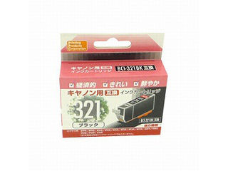 【クリックで詳細表示】PPC 汎用インク キヤノン用 BCI-321互換 PP-C321BK 黒