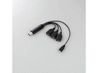U2H-MB400BBK microUSB�R�l�N�^�t��USB�n�u �u���b�N