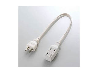 【クリックでお店のこの商品のページへ】ELECOM/エレコム T-M303 超小型タップ 0.3m 2P式3個口