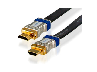 【クリックで詳細表示】ハイパーツールズ HM-FLT-2M HDMIフラットケーブル TypeA 2m