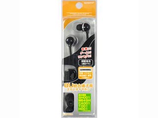 【クリックで詳細表示】RASTA BANANA/ラスタバナナ RB9TK21 au統合端子ステレオイヤホン カナル・視聴専用タイプ ストレート BK