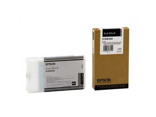 【クリックで詳細表示】EPSON/エプソン ICMB40A インクカートリッジ マットブラック