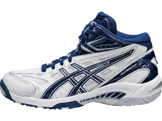 【クリックでお店のこの商品のページへ】asics/アシックス【24.0cm】 TBF133-0150 GELPRIMESHOT SP2(ゲルプライムショット SP2)[ホワイト×ネイビーブルー] 【24.0cm】