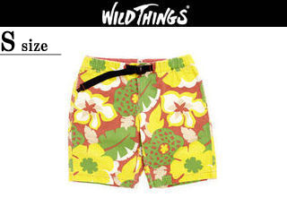 【クリックで詳細表示】2013年春夏コレクション【メーカー取り寄せ品です】 ＜br＞ WILD THINGS/ワイルドシングス AA-19028 ALOHA CLIMBING SHORT 【S】 (RED/レッド)