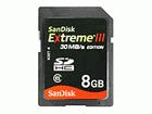ExtremeIII SDHC�J�[�h 8GB SDSDX3-008G-J31 Class6/�N���X6