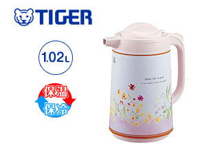 【クリックで詳細表示】TIGER/タイガー PRT-A100-FN テーブルポット ハンドルプッシュタイプ【1.02L】(ガーデンフラワー)