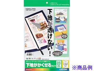 【クリックで詳細表示】KOKUYO/コクヨ KPC-SK101-100 カラーレーザー＆IJP用紙ラベルA4