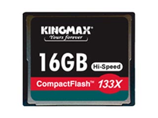 【クリックで詳細表示】KINGMAX/キングマックス KM-CF16GB133X 133倍速コンパクトフラッシュカード 16GB ※ブリスターパッケージ