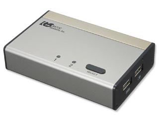 【クリックでお店のこの商品のページへ】ラトックシステム REX-230UDA PC自動切替器 USB接続 DVI・Audio対応 PC2台