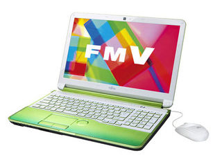 【納期ご注文後約1週間前後】15.6型ノートPC LIFEBOOK/ライフブック AH FMVA54GG AH54/G ライムグリーン