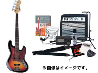 【クリックで詳細表示】Photo Genic エレキベース入門用 13点セット(DVD付き！) JB-240 SB SET 【送料無料】