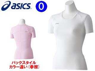 【クリックで詳細表示】asics/アシックス ウィメンズ XG2009 レディスハーフスリーブシャツ (ホワイト) 【Oサイズ】