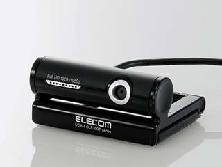 【クリックで詳細表示】ELECOM/エレコム UCAM-DLE300TBK Full HD対応300万画素Webカメラ ブラック