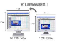 LCD-AD203GB UXGA�Ή� 20.1�^�f�W�^��&�A�i���O�t���f�B�X�v���C �u���b�N �y�����E����萔�������z