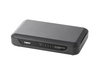 【クリックで詳細表示】ロジテック LAN-SW05/PHB イーサネットHUB/5ポート/電源外付(ブラック)