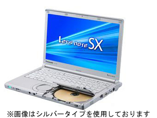 12.1型ノートPC Let's note/レッツノート CF-SX2JEQDR ブラック Office搭載モデル