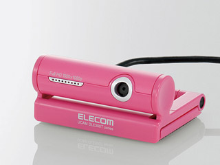【クリックで詳細表示】ELECOM/エレコム UCAM-DLE300TPN Full HD対応300万画素Webカメラ ピンク