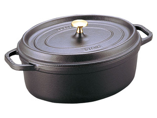 【クリックで詳細表示】staub/ストウブ 【納期未定】〔ホーロー鍋〕 RST3510 ピコ・ココット オーバル(41cm)/ブラック 【送料代引き手数料無料】