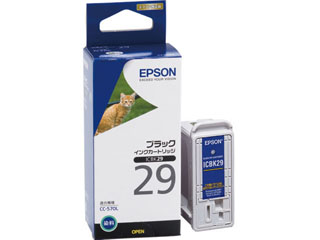 【クリックでお店のこの商品のページへ】EPSON/エプソン ICBK29 インクカートリッジ 黒
