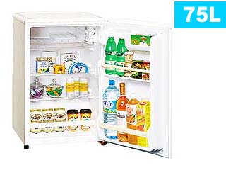 【クリックで詳細表示】Panasonic/パナソニック 【納期8月下旬以降】NR-A80W-W(オフホワイト) パーソナルノンフロン冷蔵庫(直冷式)【75L】