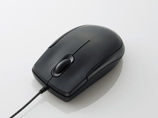 【クリックで詳細表示】ELECOM/エレコム M-K4URBK/RS EU RoHS指令準拠 3ボタン光学式マウス(スタンダードサイズ) ブラック