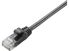 LD-GPY/BK1 CAT6���� Gigabit ���炩LAN�P�[�u�� 1m �u���b�N